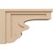 Ekena Millwork 9"W x 27"D x 18"H Classic Highland Rough Cedar Woodgrain TimberThane Corbel, Primed Tan CORUR09X27X18HLDRCPR - alternate 4